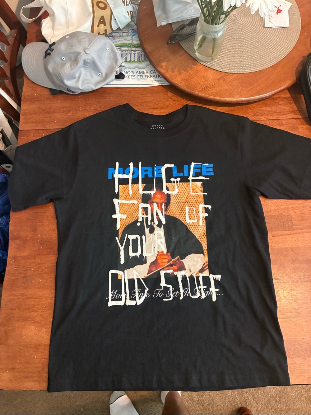 Official Drake Merch Huge Fan T-Shirt - More Life Men’s Medium/Large